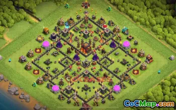 Town Hall 10 Farming Base | Clash of Clans – Try This Base! #50255