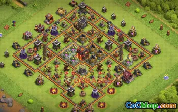 Town Hall 10 Farming Base | Clash of Clans Village Layout #50328