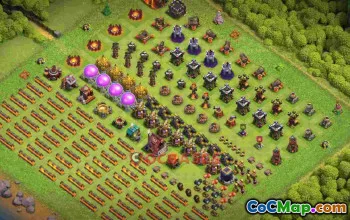 Town Hall 10 Farming Base -d317p Layout #57117