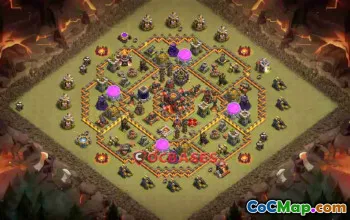 Town Hall 10 Hybrid Base | Anti Air & Dragon Strategies #23490