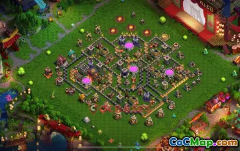 Town Hall 10 Hybrid Base | Clash of Clans Hybrid Base Link #50243