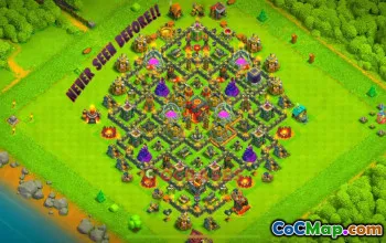 Town Hall 10 Hybrid Base Link | Clash of Clans UNBREAKABLE TH10 #50791