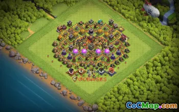 Town Hall 10 Progress Base | Clash of Clans TH10 Base Guide #48857
