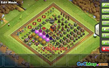 Town Hall 10 Progress Base & Copy Link - Clash of Clans #23589