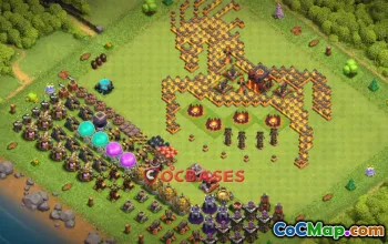 Town Hall 10 Progress Base: Fun Clash of Clans Copy Link #21608