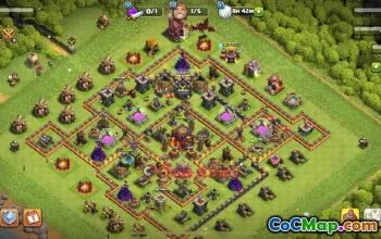 Town Hall 10 Trophy Base | Clash of Clans Defense Strategy #50253