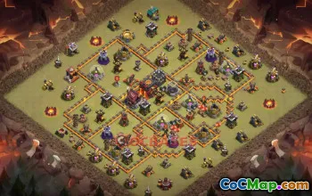 Town Hall 10 War Base | Clash of Clans Clash of Clans War Base #50288