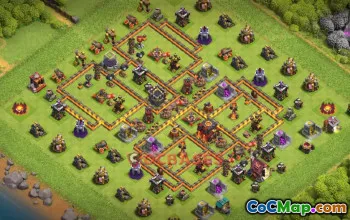 Town Hall 10 War Base | Clash of Clans Clash of Clans War Base #51553