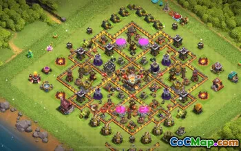 Town Hall 10 War Base - Clash of Clans, Copy Link #50251