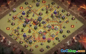 Town Hall 10 War Base - Clash of Clans Strategy & Base Link #50315