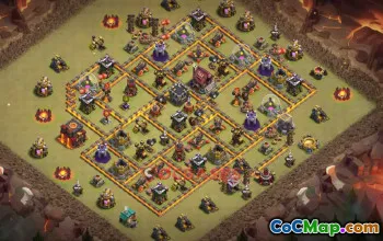 Town Hall 10 War Base | Clash of Clans Strategy & Defense #50311