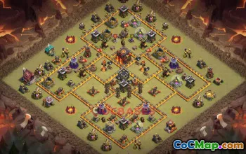 Town Hall 10 War Base | Clash of Clans War Base Link #50295