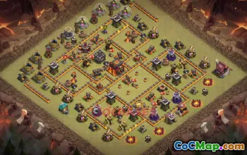Town Hall 10 War Base | Clash of Clans War Defense #50274
