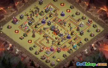 Town Hall 10 War Base – Clash of Clans War Layouts & Links #50270