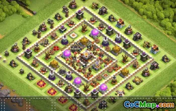 Ayuntamiento de la ciudad 11 Diseños base para COC: Mapas de agricultura y trofeos #13072