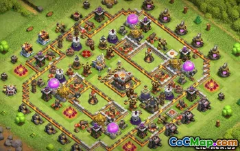 टाउन हॉल 11 COC बेस लेआउट और खेती के नक्शे - अब कॉपी करें! #12940