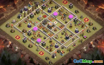 Town Hall 11 CoC Base Layouts: Home, War & Trophy Maps #16207