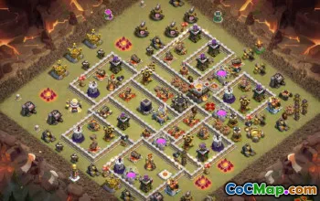 Town Hall 11 Layouts e mapas da base do COC - Copiar e link #13445