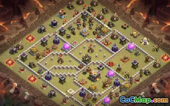 Town Hall 11 CoC Base Layouts & Maps for Home & War #17016