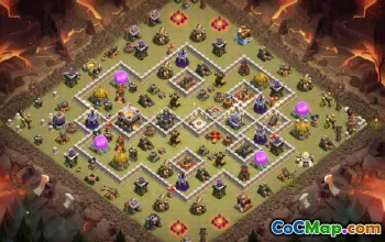 Town Hall 11 CoC Base Layouts: Trophy, War & Home Village #17402