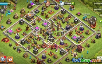 Town Hall 11 Farming Base | Clash of Clans Anti Drag //base link #50168