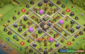 Town Hall 11 Farming Base – Clash of Clans | Copy Base Link #50242