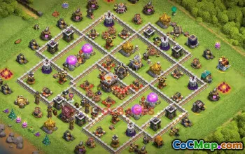 Town Hall 11 Farming Base | Clash of Clans Strategy base link #50745
