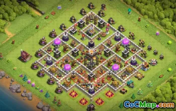 Town Hall 11 Farming Base | Clash of Clans Strategy & Link #50221