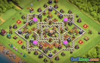 Town Hall 11 Farming Base | Clash of Clans Strategy & Links #50965