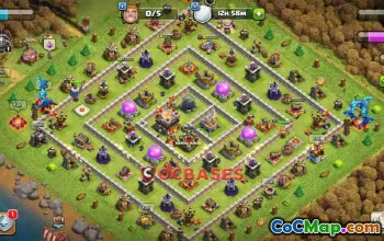 Town Hall 11 Hybrid Base | Anti 2 Stars & Electro Dragon #23798