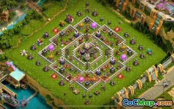 Town Hall 11 Hybrid Base – Clans Clash, Loot & Anti-3-Star #50954