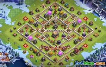 Town Hall 11 Hybrid Base — Clash of Clans Copy Link #50157