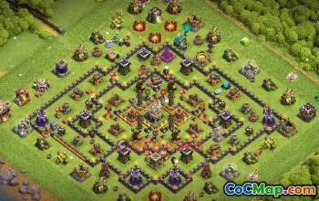Town Hall 11 Hybrid Base | Clash of Clans Copy Link #50160