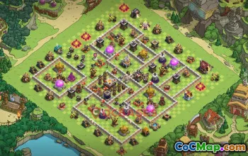 Town Hall 11 Hybrid Base | Clash of Clans Guide & Base Link #52390