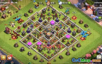 Town Hall 11 Hybrid Base | Clash of Clans, Strong Defense #50181