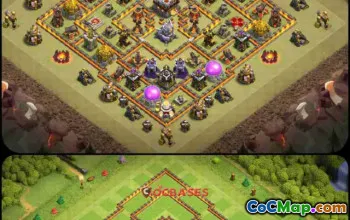 Town Hall 11 Hybrid Base Designs for Clash of Clans #23013