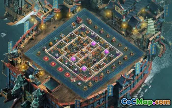 Town Hall 11 Hybrid Base with Copy Link #55743