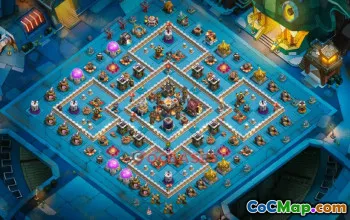 Town Hall 11 Hybrid Base with Copy Link #56812