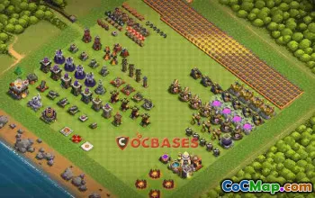 Town Hall 11 Progress Base for Clash of Clans: Compact Link #23759