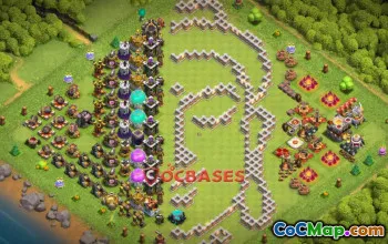 Town Hall 11 Progress Base: Fun Clash of Clans Copy Base #20459