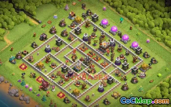 Town Hall 11 Trophy Base – Clash of Clans Best Layouts #50204