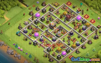 Town Hall 11 Trophy Base | Clash of Clans Best Layouts #50205