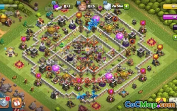 Town Hall 11 Trophy Base | Clash of Clans | Trophy & Defense👌🏻 #50165