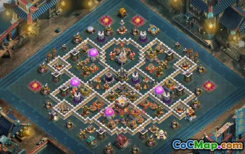 Town Hall 11 Trophy Base with Copy Link #55738