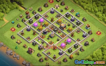 Town Hall 11 War Base | Clash of Clans Anti-Air & Ground #50779
