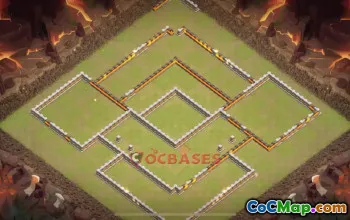Town Hall 11 War Base | Clash of Clans Clan War Base Link #50178