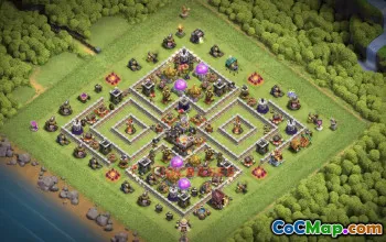 Town Hall 11 War Base | Clash of Clans Defense & Strategy #50174