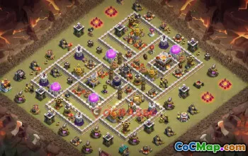 Town Hall 11 War Base - Clash of Clans Defense & Strategy #50188