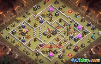 Town Hall 11 War Base | Clash of Clans Defense Strategy #50192