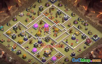 Town Hall 11 War Base | Clash of Clans Defense Strategy #50235